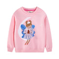Mädchen Sweatshirt mit verspieltem Prinzessinnen-Motiv R&B