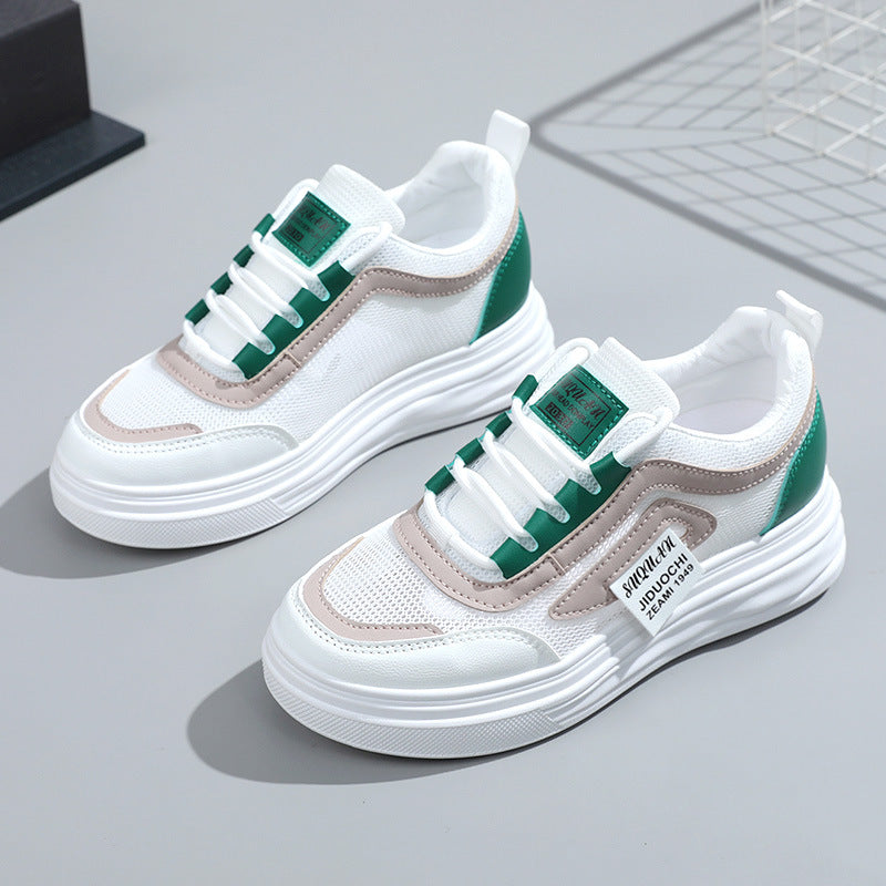 Damen komfortable Sneakers mit atmungsaktive Mesh-Oberfläche und dämpfendem Sohlenprofil R&B