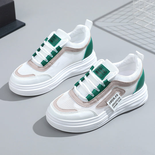 Damen komfortable Sneakers mit atmungsaktive Mesh-Oberfläche und dämpfendem Sohlenprofil R&B