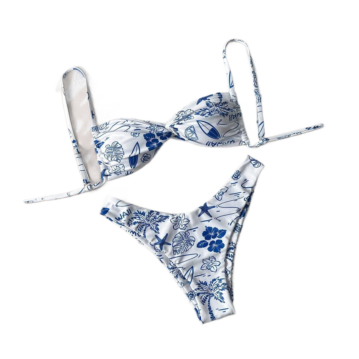 Damen Floral Bikini-Set R&B