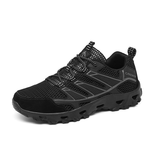 Damen Sportliche Outdoor-Sneaker mit atmungsaktiver Mesh-Oberfläche und rutschfester Sohle R&B