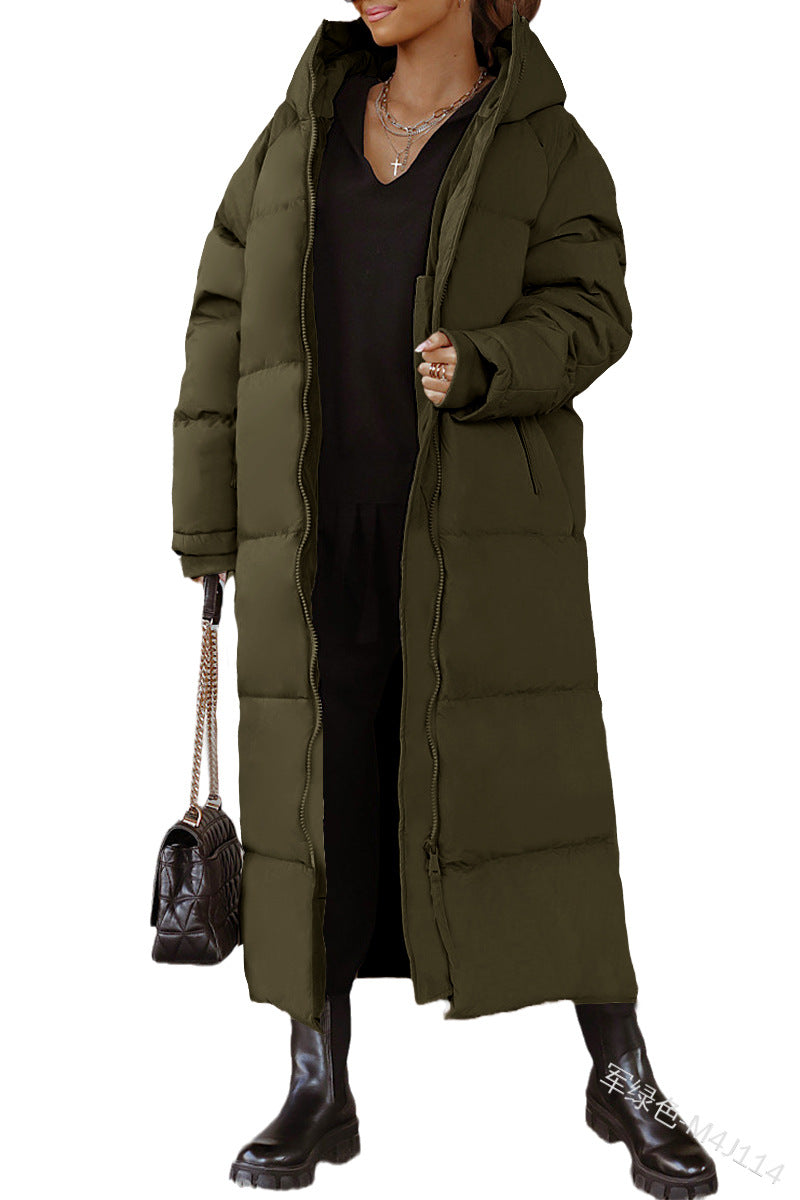 R&B | Elegante Lange Winterjacke für Damen