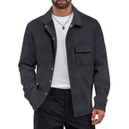 Herren Freizeitjacke mit strukturiertem Design und praktischen Brusttaschen R&B