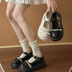 Damen Komfortable Slipper mit elegantem Riemendesign und modischer Schleife R&B