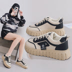 Damen Chunky Sneakers mit trendiger Profilsohle und atmungsaktivem Obermaterial R&B