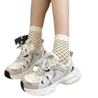 Damen Sportliche Sneakers mit atmungsaktiver Netzstruktur und dämpfender Sohle R&B