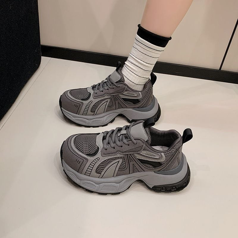 Damen Sportliche Atmungsaktive Sneakers mit gepolsterter Sohle und rutschfester Außensohle R&B