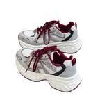 Damen Sportliche Atmungsaktive Sneakers mit gepolsterter Sohle und rutschfester Außensohle R&B
