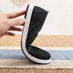 Damen Luftige Slip-On Schuhe aus Netzmaterial
