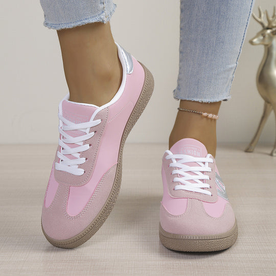 Damen Sportliche Sneakers mit glänzenden Akzenten und innovativer Sohle R&B