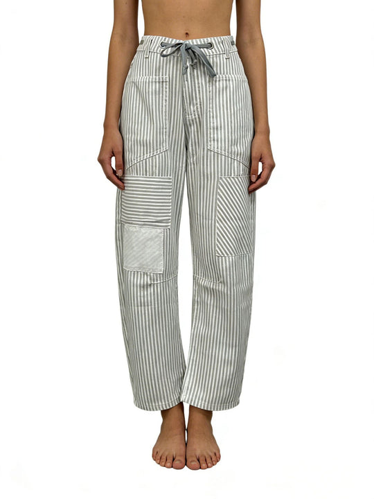 Damen weite Cargo-Hose mit praktischen Taschen und einzigartigem Design R&B