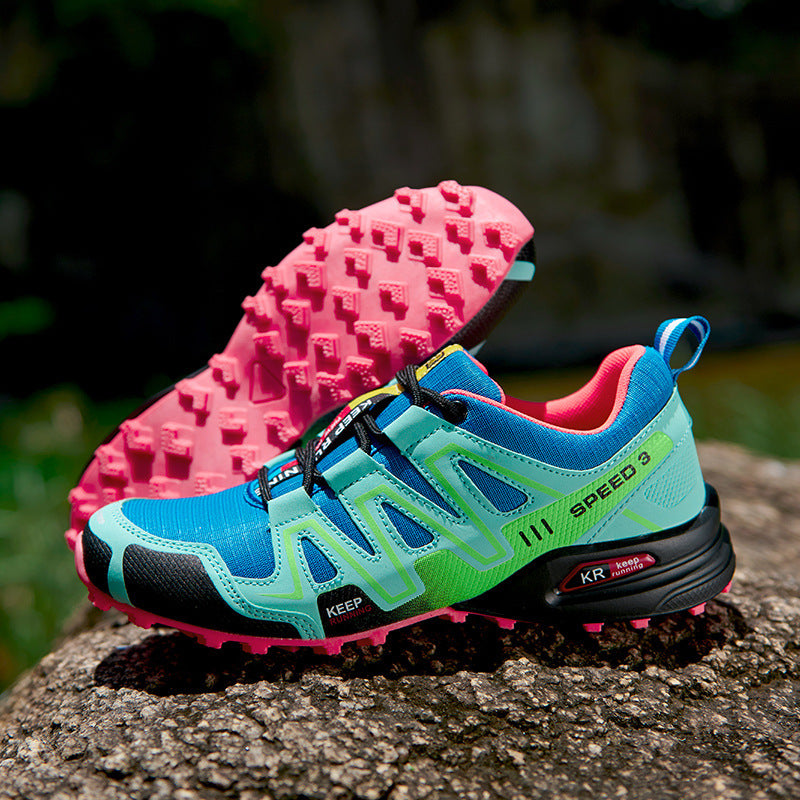 Damen Trailrunning-Schuhe mit rutschfester Sohle und atmungsaktivem Obermaterial R&B 1771105214