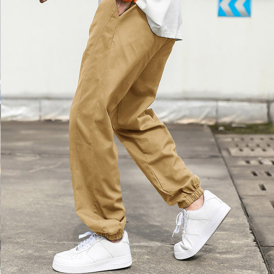 Herren lässige Cargo-Hose mit elastischem Bund und praktischen Seitentaschen R&B