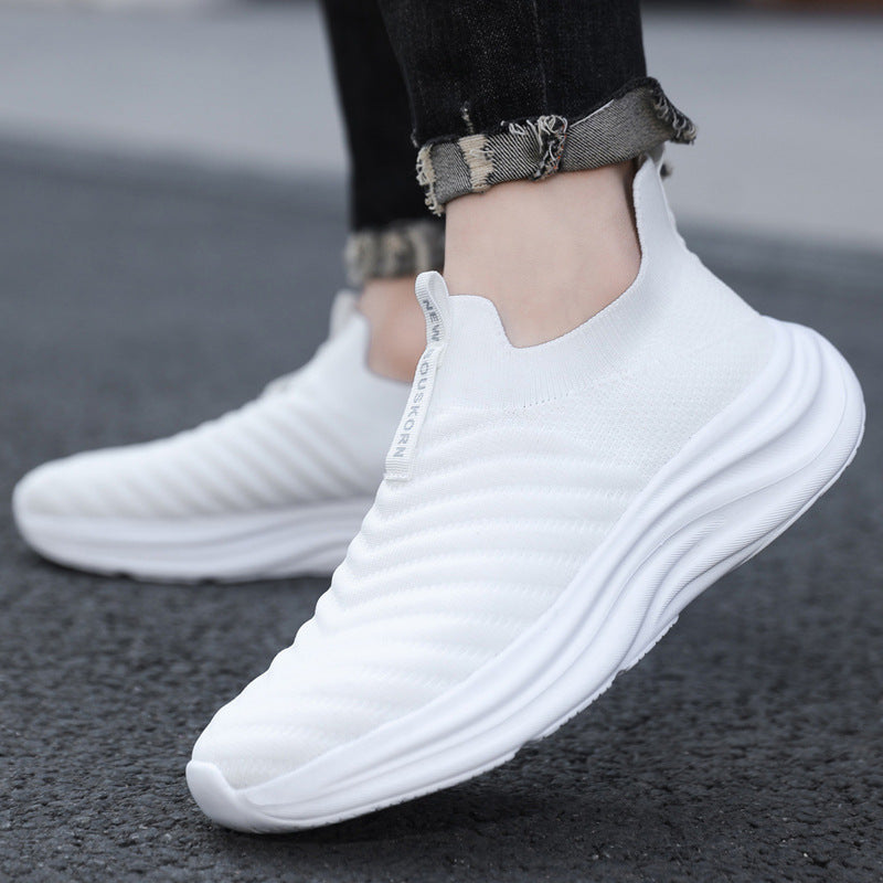 Damen Komfortable und atmungsaktive Slip-On Sneakers mit elastischem Obermaterial R&B
