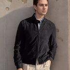 Herren Sportliche Leichte Jacke mit modernem Kragen R&B