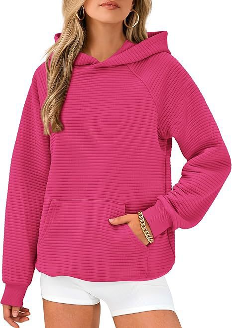 Damen Kapuzensweater aus strukturiertem Stoff R&B