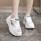 Damen Chunky Sneakers mit atmungsaktiver Oberflächenstruktur und innovativem Sohlenprofil R&B