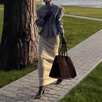 Damen Oversized Wollblazer im Smart-Casual-Stil R&B