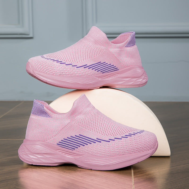 Damen Hochwertige Slip-On Sneakers mit flexiblem und atmungsaktivem Obermaterial R&B