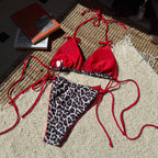 Damen Triangel-Bikini mit raffinierten Binde-Details R&B