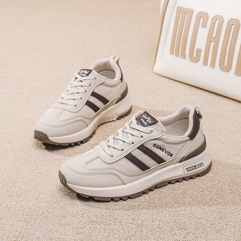 Damen Sportliche Sneakers mit modischem Design und rutschfester Laufsohle R&B
