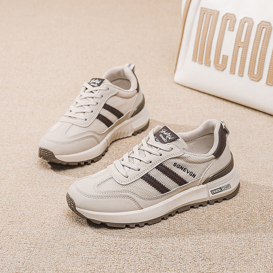 Damen Sportliche Sneakers mit modischem Design und rutschfester Laufsohle R&B
