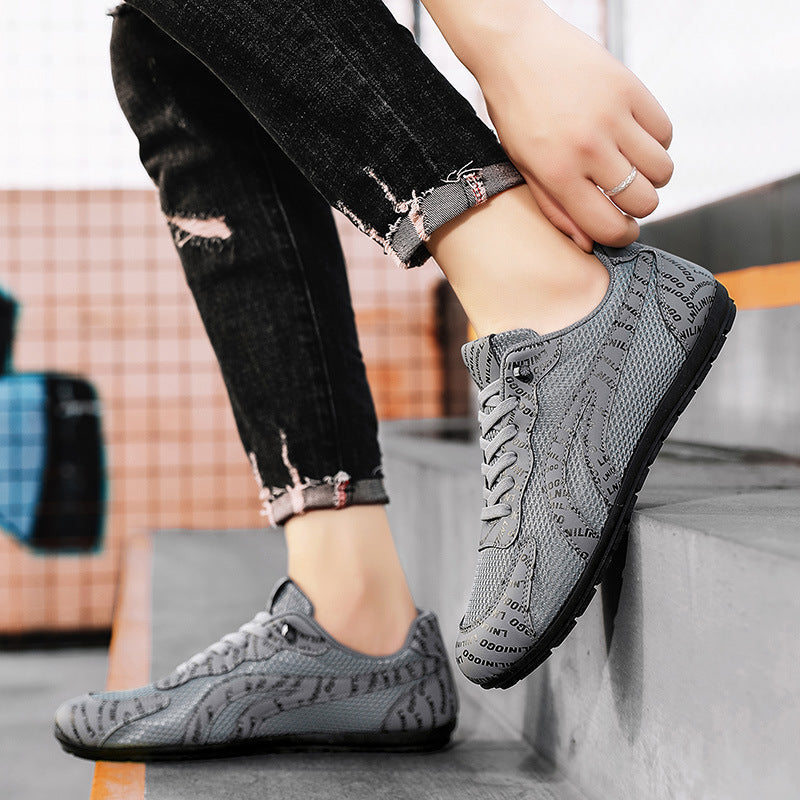 Damen Sportliche Sneakers mit atmungsaktiven Mesh-Obermaterial und rutschfester Sohle