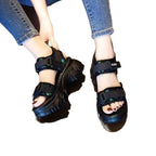 Damen Komfortable Sport-Sandalen mit verstellbaren Riemen und flexibler Sohle R&B