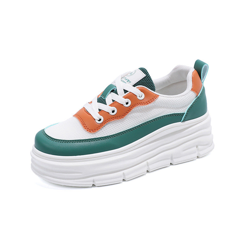 Damen Trendige Sneakers mit komfortabler Plateau-Sohle und modischem Design R&B