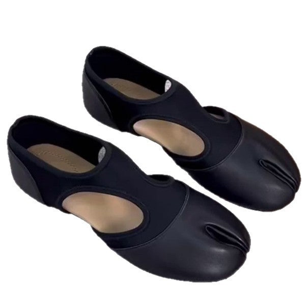 Damen Clogs mit innovativem Zehen-Design und atmungsaktiver Materialkombination R&B