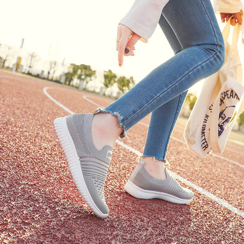 Damen Sportliche Slip-On Sneakers mit atmungsaktivem Obermaterial R&B