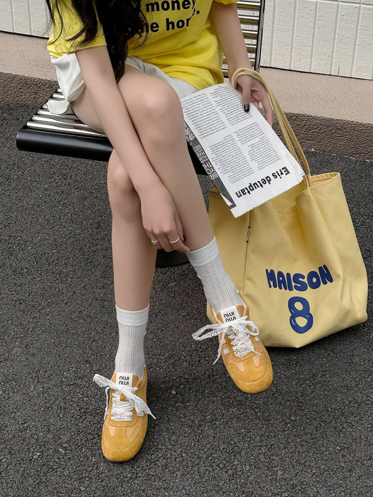 Damen Sportliche Sneakers mit atmungsaktivem Obermaterial von R&B