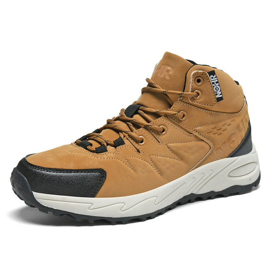 Herren nan robuster wasserabweisender Trekkingstiefel mit mittlerer Schafthöhe und rutschfester Profilsohle R&B