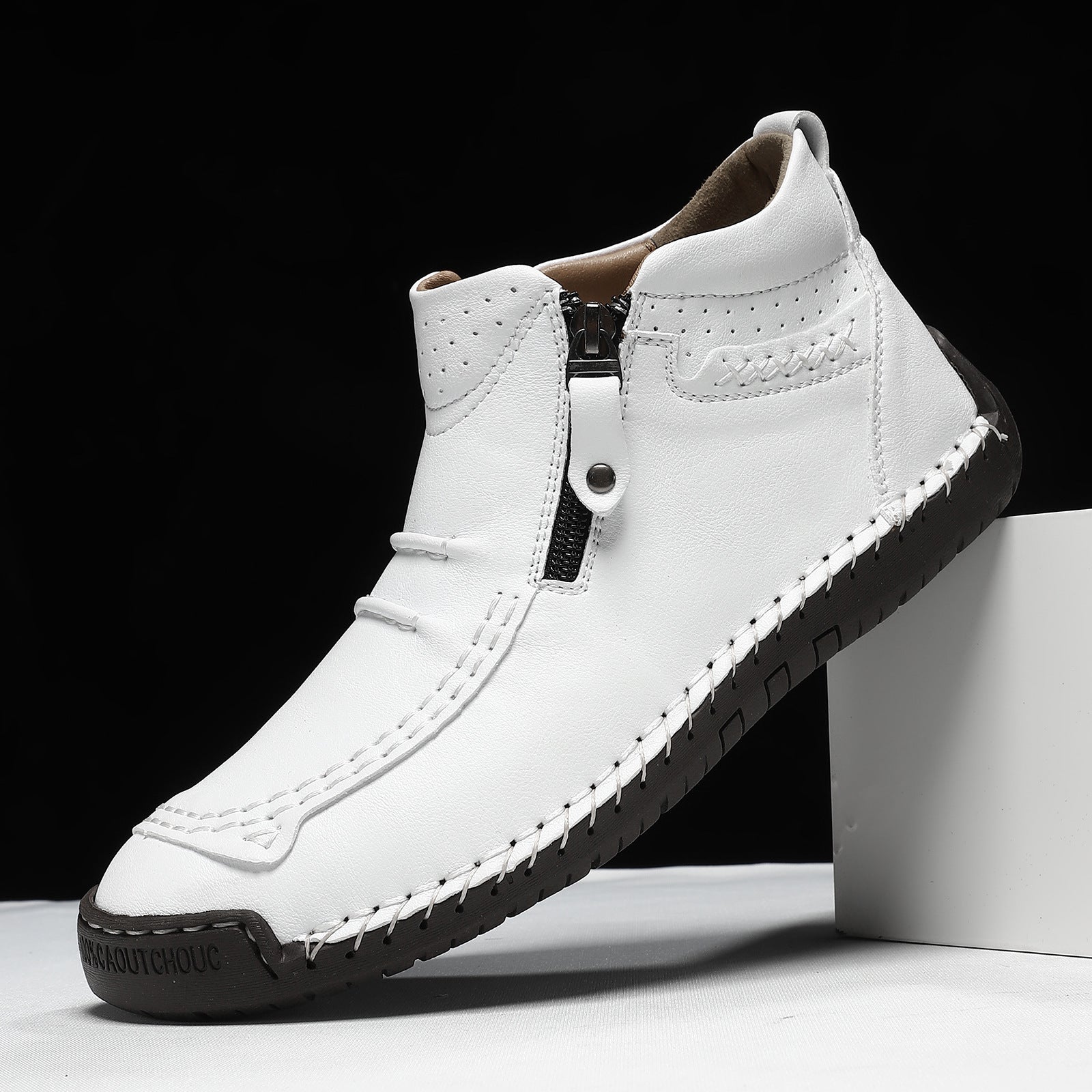 Herren modische Stiefel mit praktischem Reißverschluss R&B