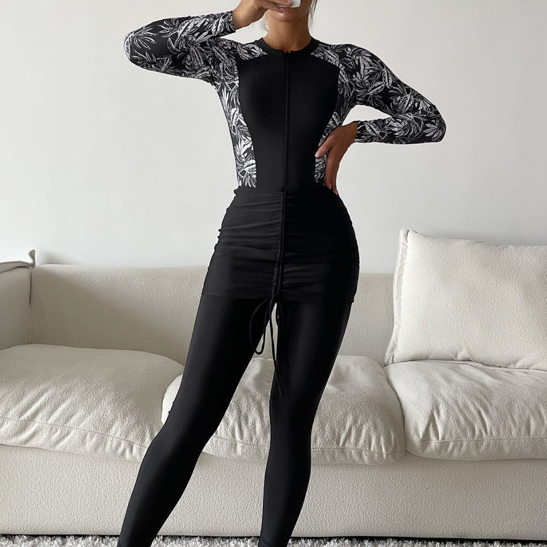 Damen Sportlicher Rashguard mit figurschmeichelndem Design R&B