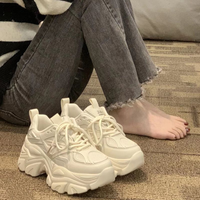 Damen Chunky Sneakers mit atmungsaktivem Obermaterial und rutschfester Sohle R&B