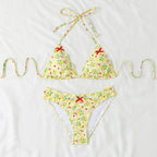 Damen verspielter Triangel-Bikini R&B