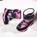 Damen warme und gefütterte Winterstiefel R&B