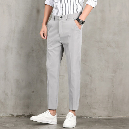 Herren moderneChinohose mit slim fit Schnitt und praktischen Seitentaschen R&B