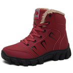 Damen isolierte Winterstiefel mit rutschfester Sohle und wärmendem Innenfutter R&B