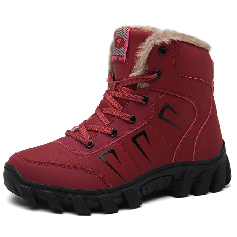 Damen isolierte Winterstiefel mit rutschfester Sohle und wärmendem Innenfutter R&B