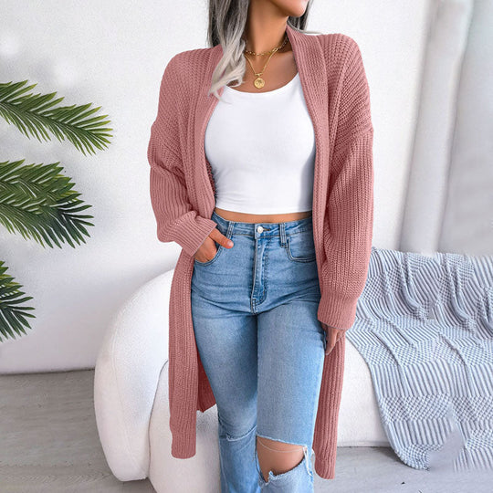 R&B | Einfarbige Strickjacke für Elegante Outfits