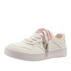 Damen Sneakers mit floralem Stickmuster und bequemer Dämpfung