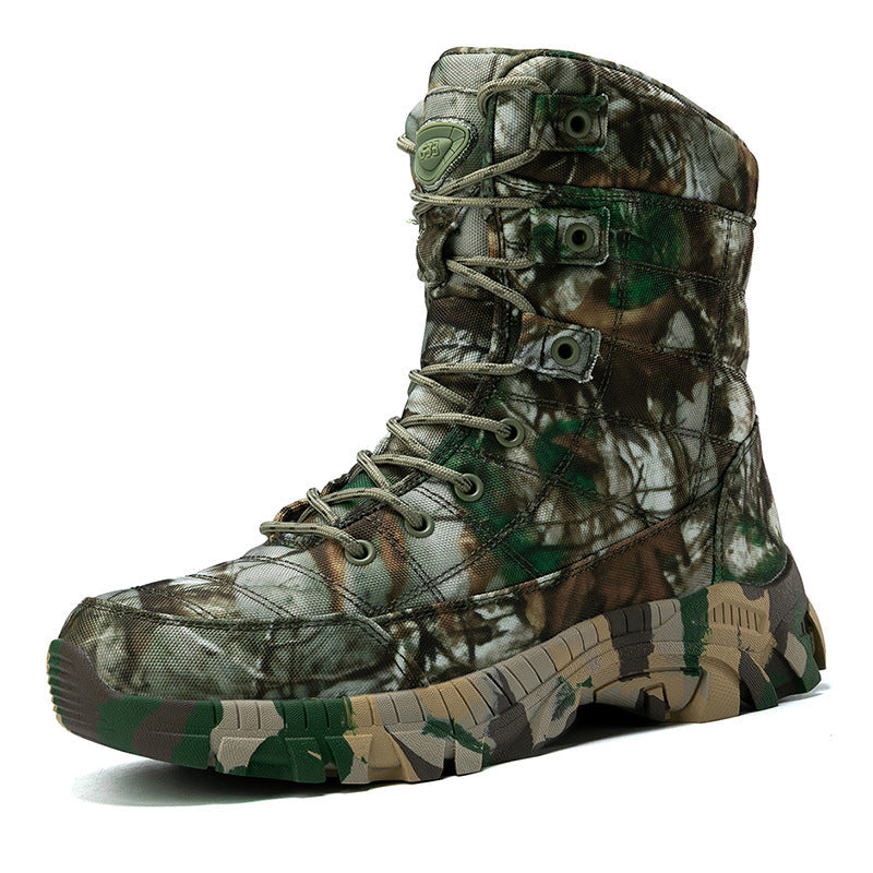 Herren militärische Camo Stiefel R&B