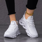 Damen Leichte und atmungsaktive Sport-Sneaker mit dämpfender Sohle