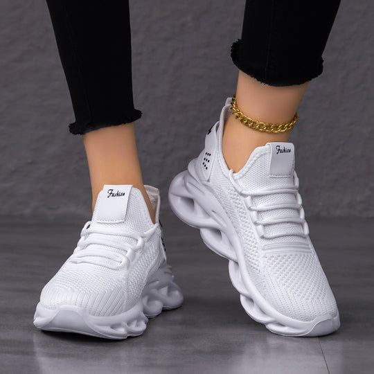 Damen Leichte und atmungsaktive Sport-Sneaker mit dämpfender Sohle R&B