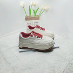 Damen Sneakers mit hoch, dämpfender Plattform und sportlichem Design
