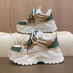 Damen Chunky Sneakers mit atmungsaktiver Mesh-Oberfläche und modischem Design R&B