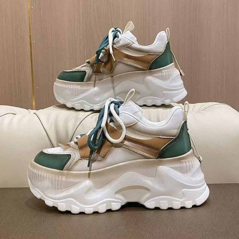 Damen Chunky Sneakers mit atmungsaktiver Mesh-Oberfläche und modischem Design R&B