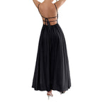 Damen Sommerliches Maxikleid mit verstellbaren Trägern und taillierter Passform R&B